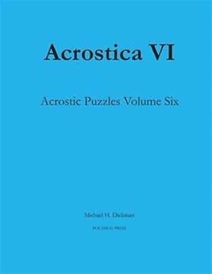 Imagen del vendedor de Acrostica VI a la venta por GreatBookPrices