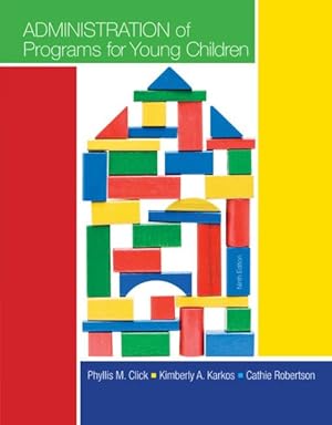 Imagen del vendedor de Administration of Programs for Young Children a la venta por GreatBookPrices