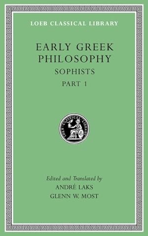Image du vendeur pour Early Greek Philosophy : Sophists mis en vente par GreatBookPrices