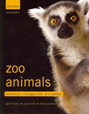 Imagen del vendedor de Zoo Animals : Behaviour, Management, and Welfare a la venta por GreatBookPrices