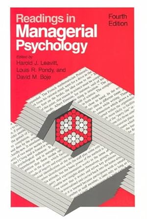 Imagen del vendedor de Readings in Managerial Psychology a la venta por GreatBookPrices