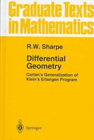 Seller image for Differential Geometry : Cartan's Generalization of Klein's Erlangen Program for sale by GreatBookPrices