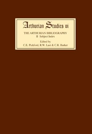 Image du vendeur pour Arthurian Bibliography, II : Subject Index mis en vente par GreatBookPrices