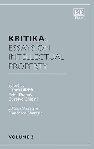 Seller image for Kritika : Essays on Intellectual Property for sale by GreatBookPrices