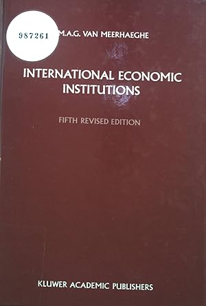 Bild des Verkufers fr International Economic Institutions. zum Verkauf von books4less (Versandantiquariat Petra Gros GmbH & Co. KG)