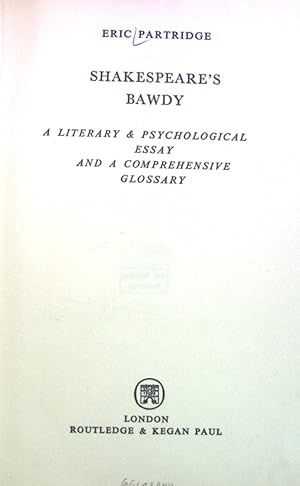Seller image for Shakespeare's Bawdy. for sale by books4less (Versandantiquariat Petra Gros GmbH & Co. KG)