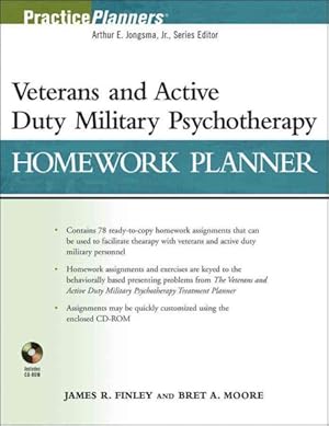 Seller image for Veterans and Active Duty Military Psychotherapy Homework Planner for sale by GreatBookPrices