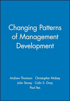 Imagen del vendedor de Changing Patterns of Management Development a la venta por GreatBookPrices