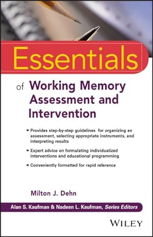 Seller image for Essentials of Working Memory Assessment and Intervention for sale by GreatBookPrices
