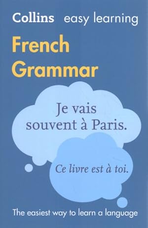Seller image for Easy Learning French Grammar : Trusted Support for Learning for sale by GreatBookPrices