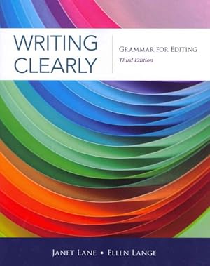 Seller image for Writing Clearly : Grammar for Editing for sale by GreatBookPrices