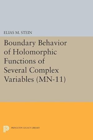 Imagen del vendedor de Boundary Behavior of Holomorphic Functions of Several Complex Variables a la venta por GreatBookPrices