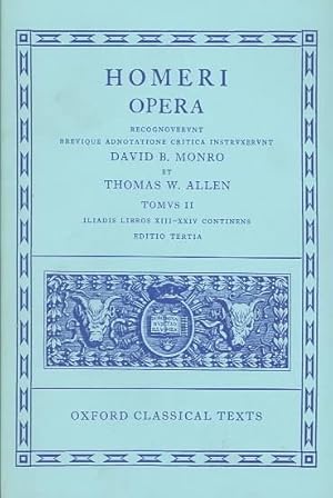 Immagine del venditore per Homeri Opera/Iliadis Libros Xiii-Xxiv Continens venduto da GreatBookPrices