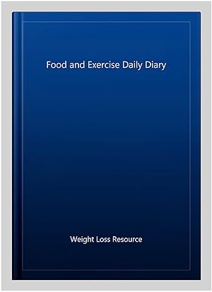 Seller image for Food and Exercise Daily Diary for sale by GreatBookPrices