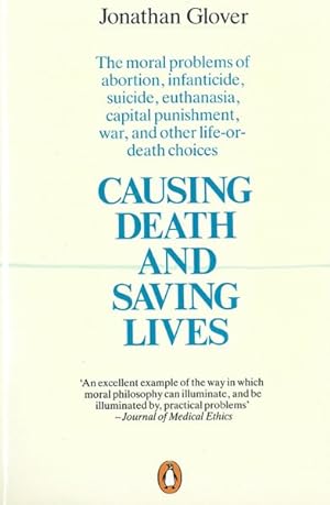 Imagen del vendedor de Causing Death and Saving Lives a la venta por GreatBookPrices