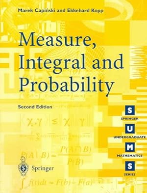 Image du vendeur pour Measure, Integral and Probability mis en vente par GreatBookPrices