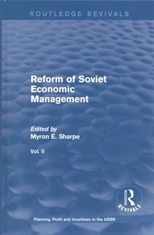 Seller image for Reform of Soviet Economic Management for sale by GreatBookPrices