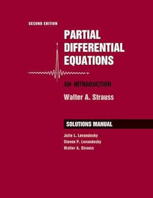 Seller image for Partial Differential Equations : An Introduction for sale by GreatBookPrices