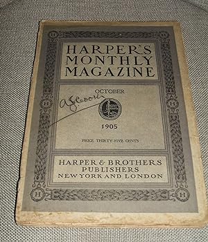 Seller image for Harper's Monthly Magazine October 1905 for sale by biblioboy