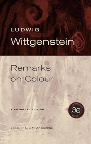 Seller image for Remarks on Colour / Bermerkungen Uber Die Farben for sale by GreatBookPrices