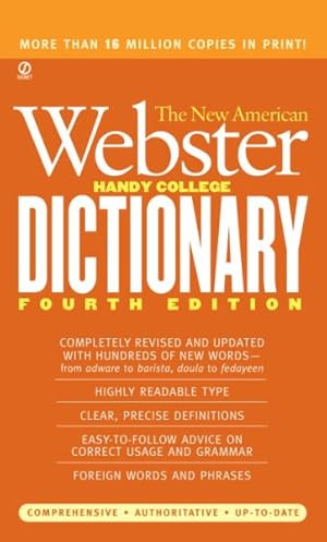 Bild des Verkufers fr New American Webster Handy College Dictionary zum Verkauf von GreatBookPrices