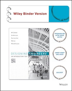 Image du vendeur pour Designing Engineers : An Introductory Text mis en vente par GreatBookPrices