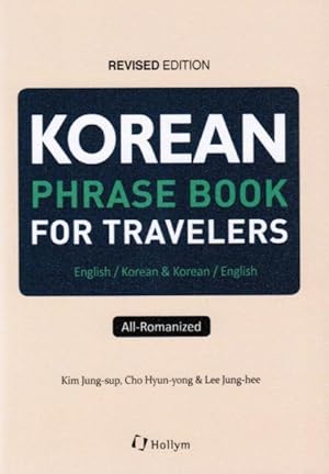 Imagen del vendedor de Korean Phrase Book for Travelers a la venta por GreatBookPrices