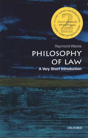 Image du vendeur pour Philosophy of Law : A Very Short Introduction mis en vente par GreatBookPrices