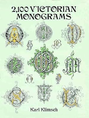 Imagen del vendedor de 2,100 Victorian Monograms a la venta por GreatBookPrices