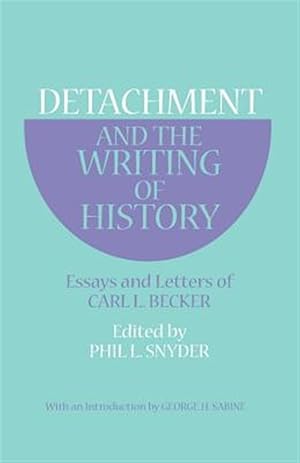 Seller image for Detachment and the Writing of History : Essays and Letters for sale by GreatBookPrices