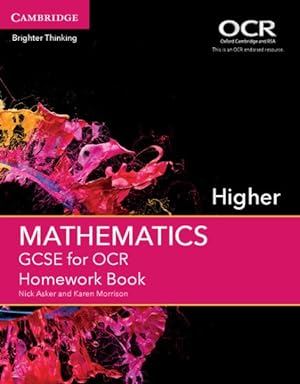 Bild des Verkufers fr Gcse Mathematics for Ocr Higher Homework Book zum Verkauf von GreatBookPrices