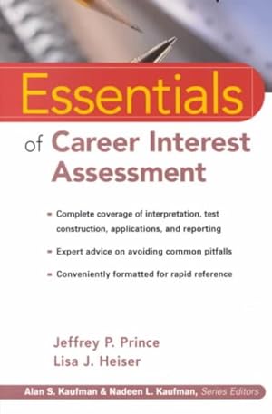 Seller image for Essentials of Career Interest Assessment for sale by GreatBookPrices
