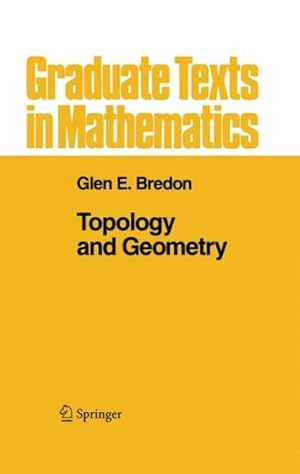 Imagen del vendedor de Topology and Geometry a la venta por GreatBookPrices