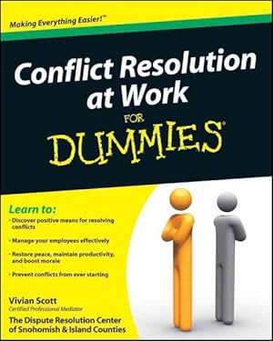 Seller image for Conflict Resolution at Work for Dummies for sale by GreatBookPrices