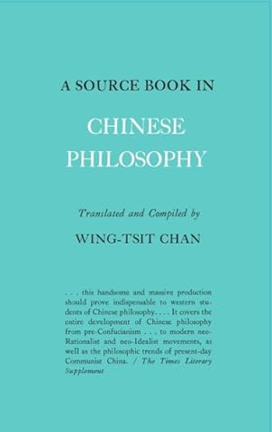 Image du vendeur pour Source Book in Chinese Philosophy mis en vente par GreatBookPrices