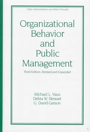 Bild des Verkufers fr Organizational Behavior and Public Management zum Verkauf von GreatBookPrices