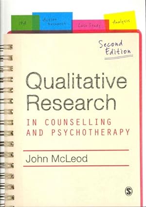 Imagen del vendedor de Qualitative Research in Counselling and Psychotherapy a la venta por GreatBookPrices