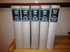 Bayerische Staatsbibliothek Inkunabelkatalog Bd 1,2,3,4,6