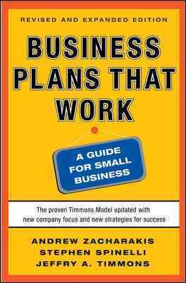Imagen del vendedor de Business Plans That Work : A Guide for Small Business a la venta por GreatBookPrices