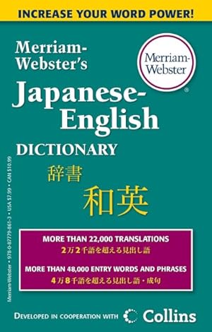 Immagine del venditore per Merriam-Webster's Japanese-English Dictionary venduto da GreatBookPrices
