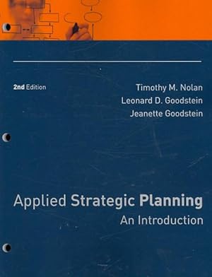 Image du vendeur pour Applied Strategic Planning : An Introduction mis en vente par GreatBookPrices