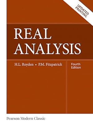 Image du vendeur pour Real Analysis mis en vente par GreatBookPrices