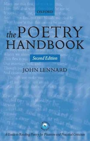 Imagen del vendedor de Poetry Handbook : A Guide to Reading Poetry for Pleasure and Practical Criticism a la venta por GreatBookPrices