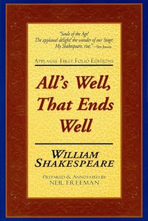 Seller image for All's Well, That Ends Well for sale by GreatBookPrices