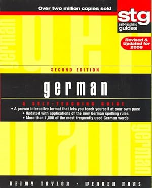 Seller image for German : A Self-Teaching Guide for sale by GreatBookPrices