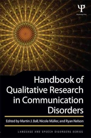Seller image for Handbook of Qualitative Research in Communication Disorders for sale by GreatBookPrices