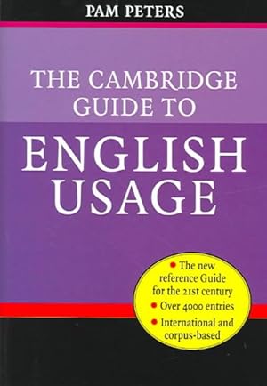 Immagine del venditore per Cambridge Guide to English Usage venduto da GreatBookPrices