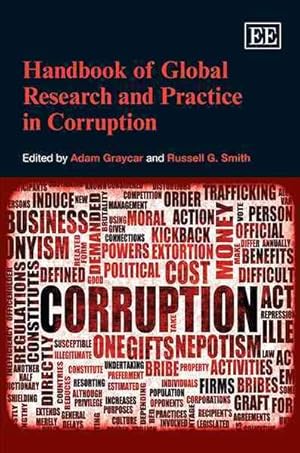 Bild des Verkufers fr Handbook of Global Research and Practice in Corruption zum Verkauf von GreatBookPrices