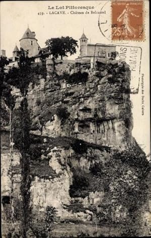 Ansichtskarte / Postkarte Lacave Lot, Château de Belcastel