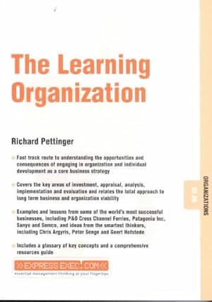 Image du vendeur pour Learning Organization mis en vente par GreatBookPrices